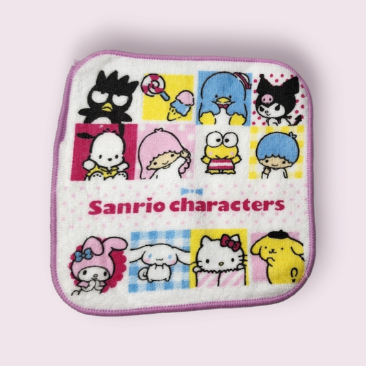 Sanrio Family White Mini Towel