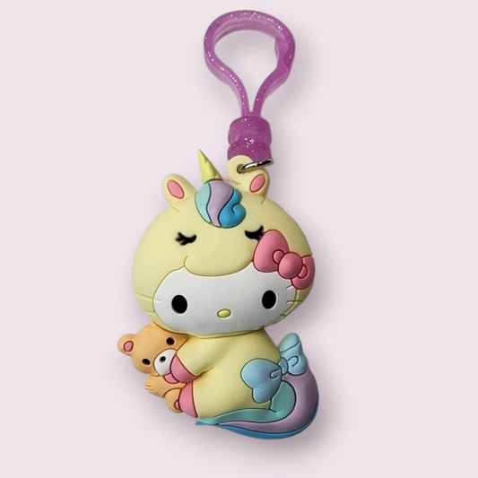 HK Unicorn Clip Keychain