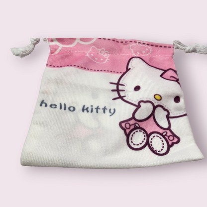 Small HK Sitting Soft Drawstring Bag