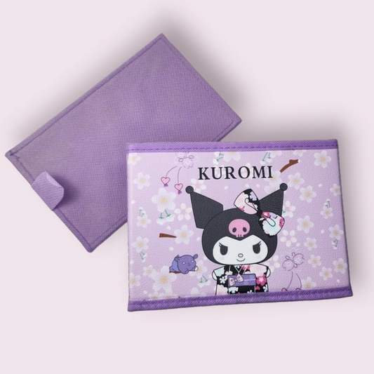 Kuromi Sakura Fabric Desktop Storage Box