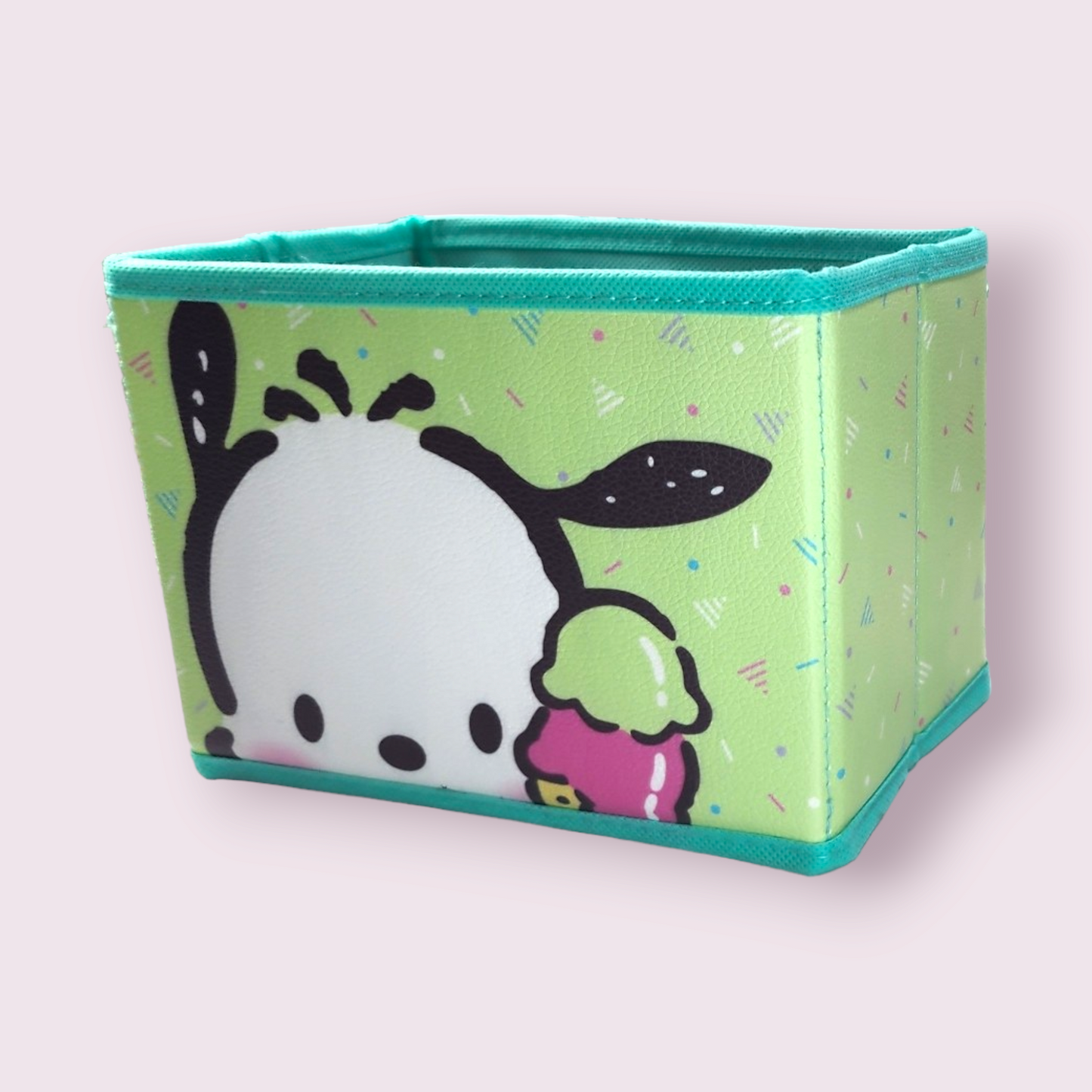 Pochacco Ice Cream Small Fabric Desktop Storage Box