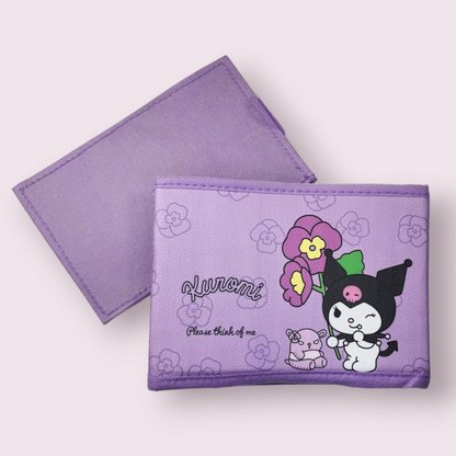 Kuromi Flower Fabric Desktop Storage Box