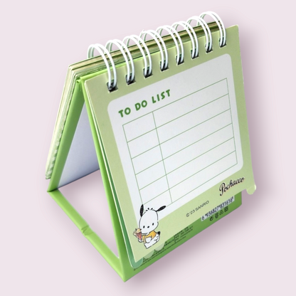 Pochacco Mini Spiral Calendar & To-Do List