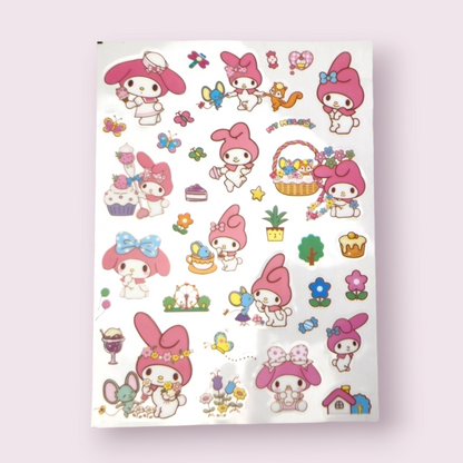 2pc My Melody Sticker Pack