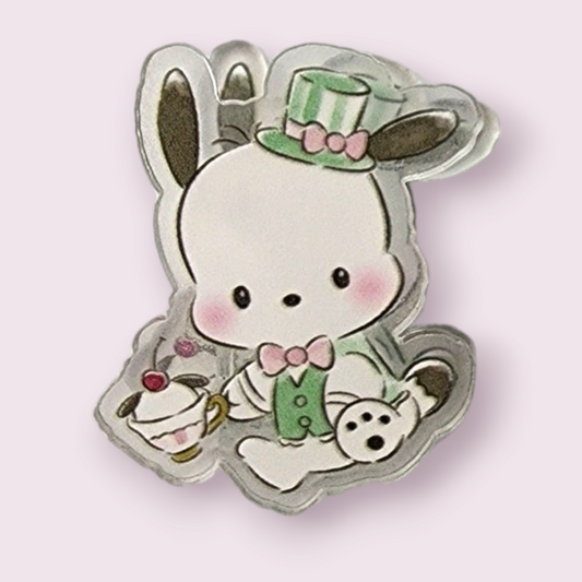 Pochacco Teatime Acrylic Paper Clip