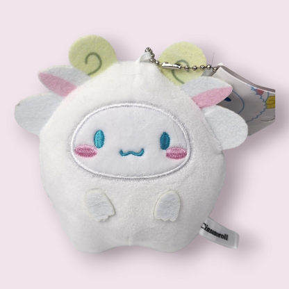 Cinnamoroll Ram Costume Plush Keychain