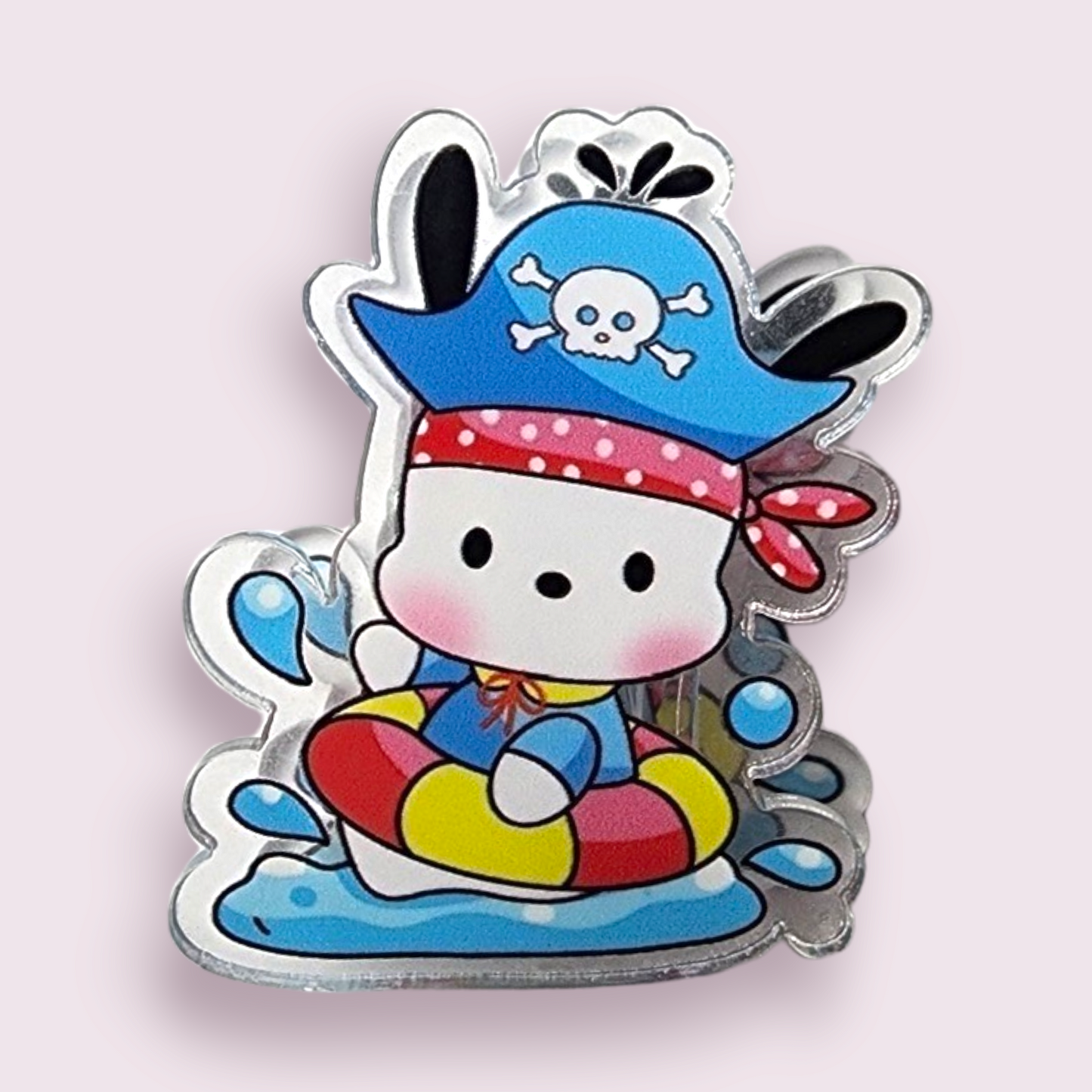 Pochacco Pirate Acrylic Paper Clip