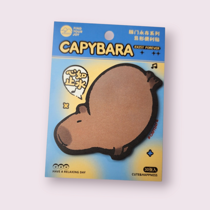 Capybara Jumping Sticky Notes