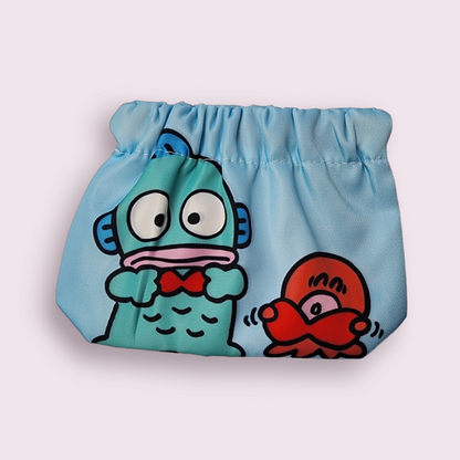 Hangyodon Fishman Bowtie Lucky Pouch, High Quality