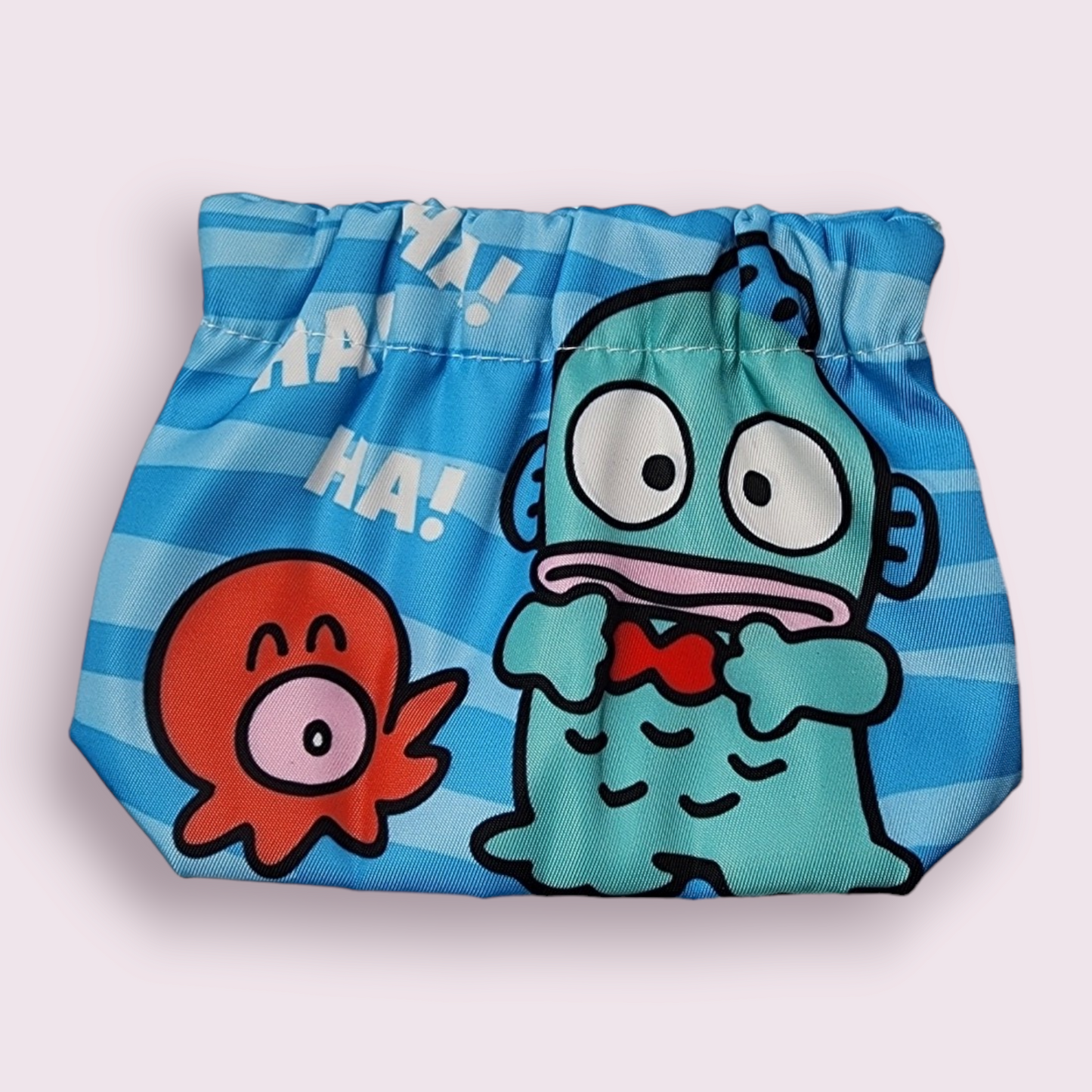 Hangyodon Fishman Laughing Bowtie Lucky Pouch, High Quality