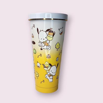 Pochacco Stainless Steel Tumbler with Straw