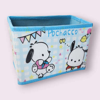 Pochacco Party Fabric Desktop Storage Box