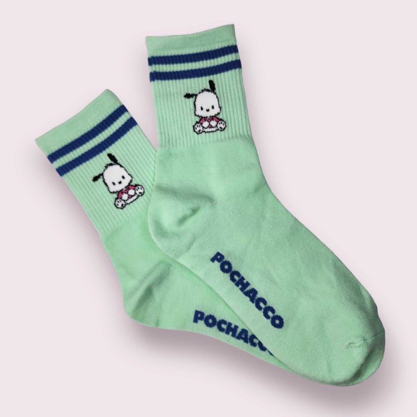 Pochacco Stripe Crew Socks