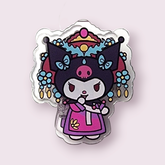 Kuromi Headdress Legend of Zhen Huan Series Paper Clip