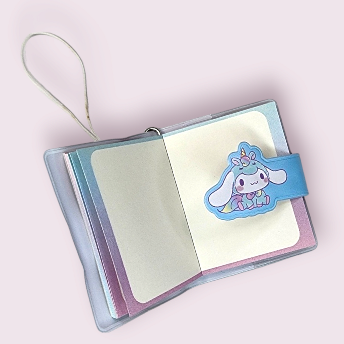 Cinnamoroll Unicorn Mini Keychain Notepad