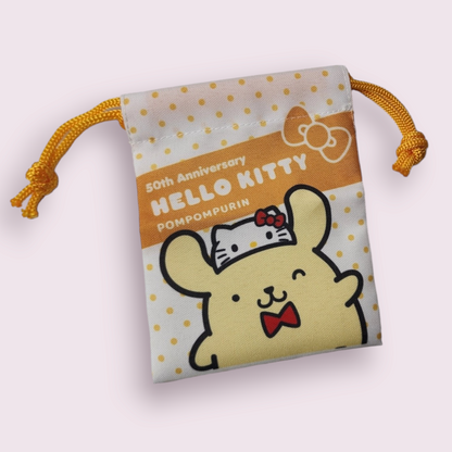 Pompompurin Mini Drawstring (50th Anniversary Collectible)