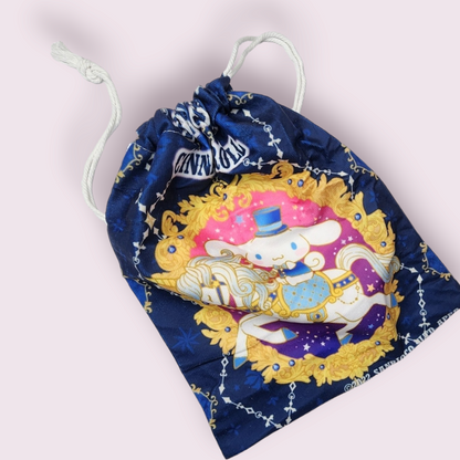 Large Cinnamoroll Unicorn Soft Drawstring Bag