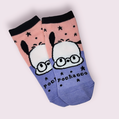 Pochacco Glasses Ankle Socks