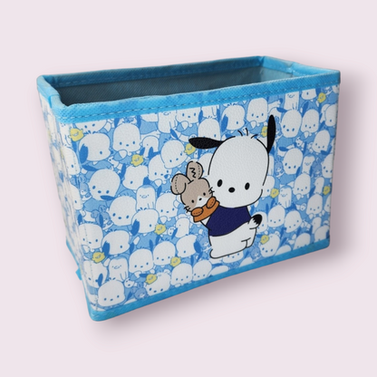 Pochacco Fabric Desktop Storage Box