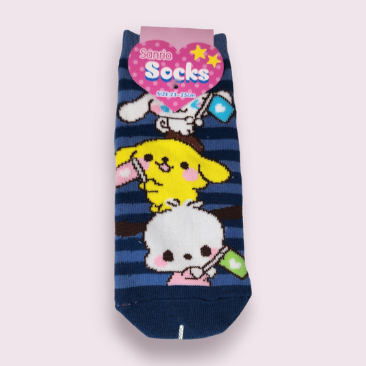 Cinnamoroll, Pochacco, & Pompompurin Socks