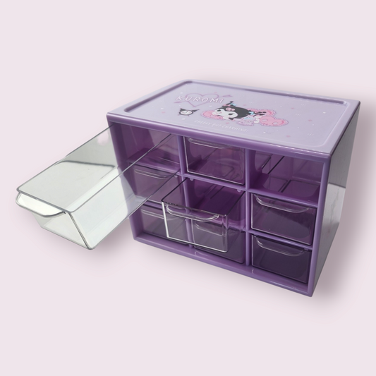 MINISO Kuromi 9-Drawer Storage Box