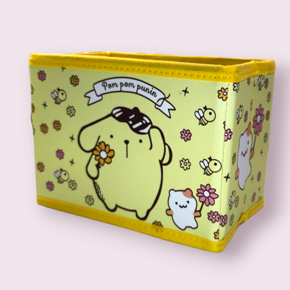 Pompompurin Donut Small Fabric Desktop Storage Box