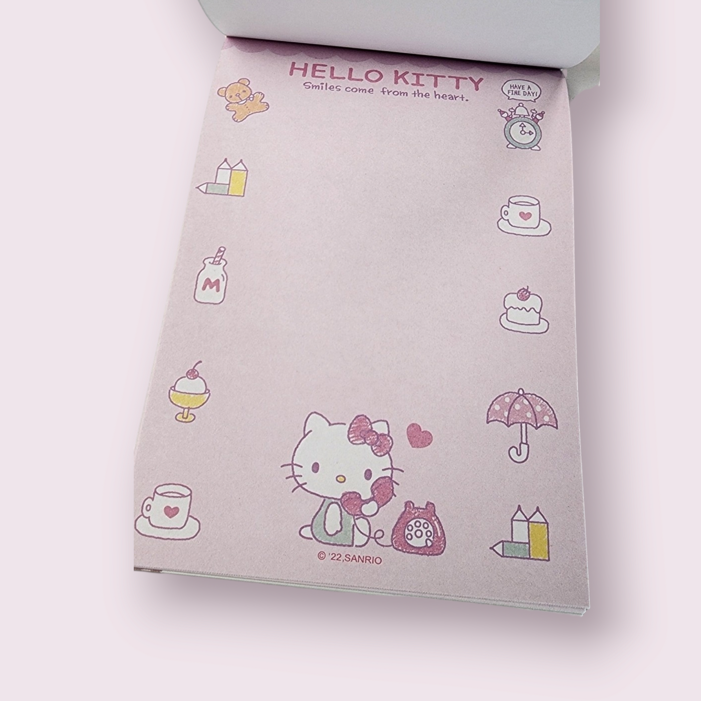 HK Memo Notepad with Colorful Pages