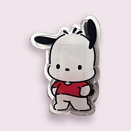 Pochacco Red Shirt Acrylic Paper Clip