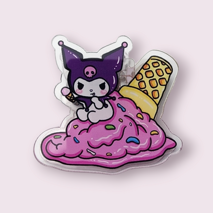 Kuromi Ice Cream Paper Clip