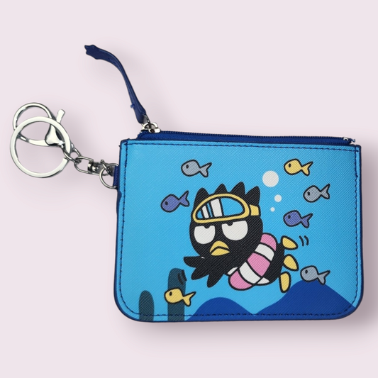 Badtz Maru Swimming Keychain Wallet