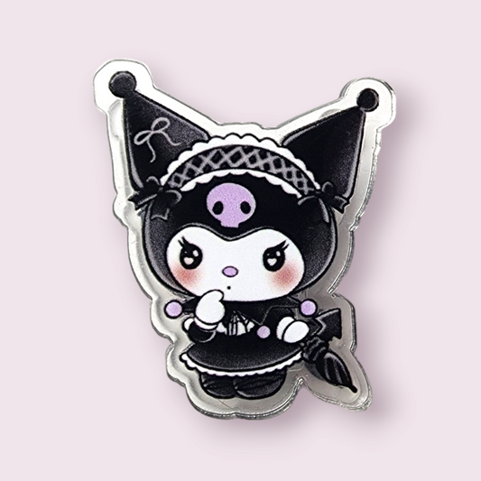 Kuromi Lolita Paper Clip