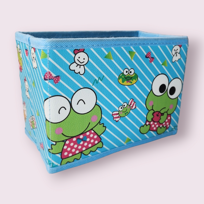 Keroppi Cute Small Fabric Desktop Storage Box