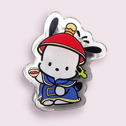 Pochacco Legend of Zhen Huan Emperor Acrylic Paper Clip