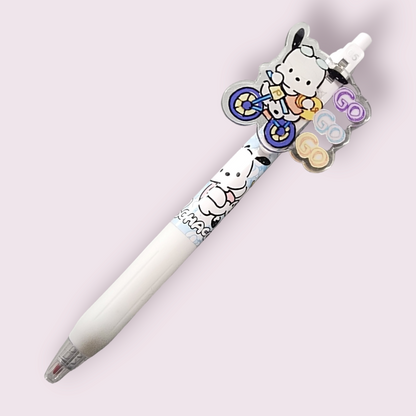 Pochacco Bicycle Custom Acrylic Gel Pen