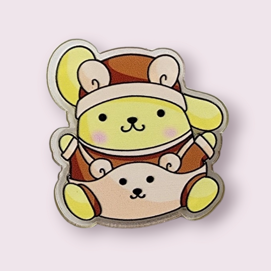 Pompompurin Bear Paper Clip