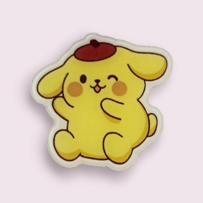 Pompompurin Acrylic Pin