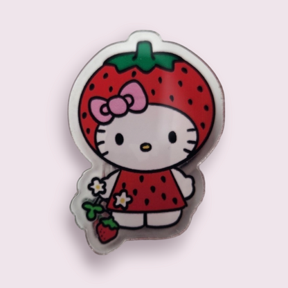 HK Strawberry Outfit Paper Clip