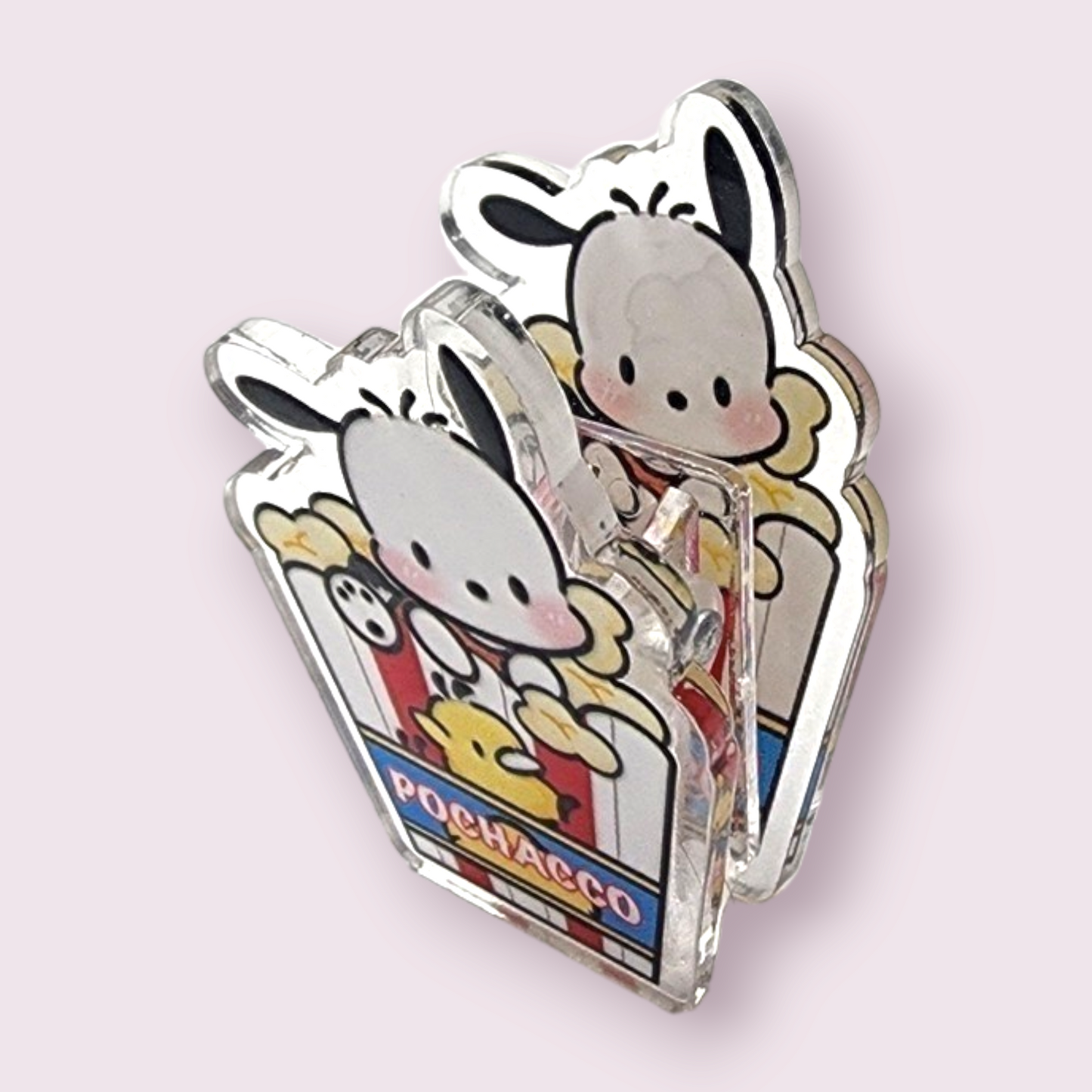 Pochacco Popcorn Acrylic Paper Clip