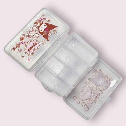 Kuromi Double Layer Compartment Storage Box