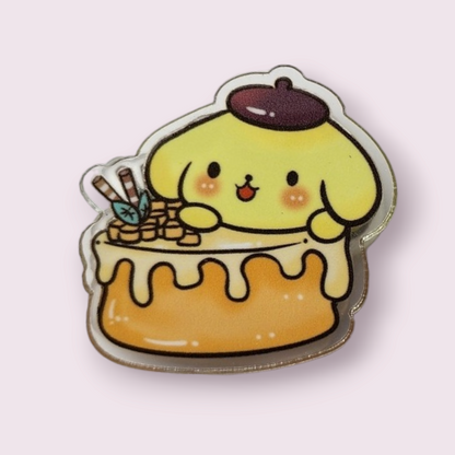 Pompompurin Cake Paper Clip