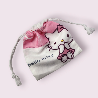 Small HK Sitting Soft Drawstring Bag