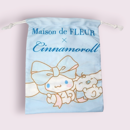 Large Cinnamoroll & Milk Soft Drawstring Bag