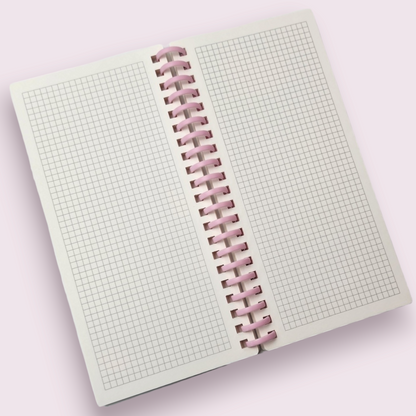 Cinnamoroll Unicorn Grid Soft Spiral Sparkle Notebook and Stickers