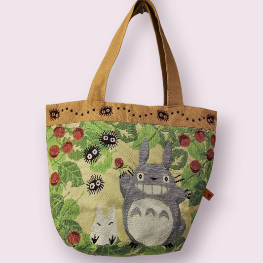 Totoro Forest Strawberry Woven Tote Bag (Japan)