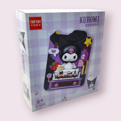 Kuromi Black Forest Cake Bricks - Top Toy Sitting & Dining Series