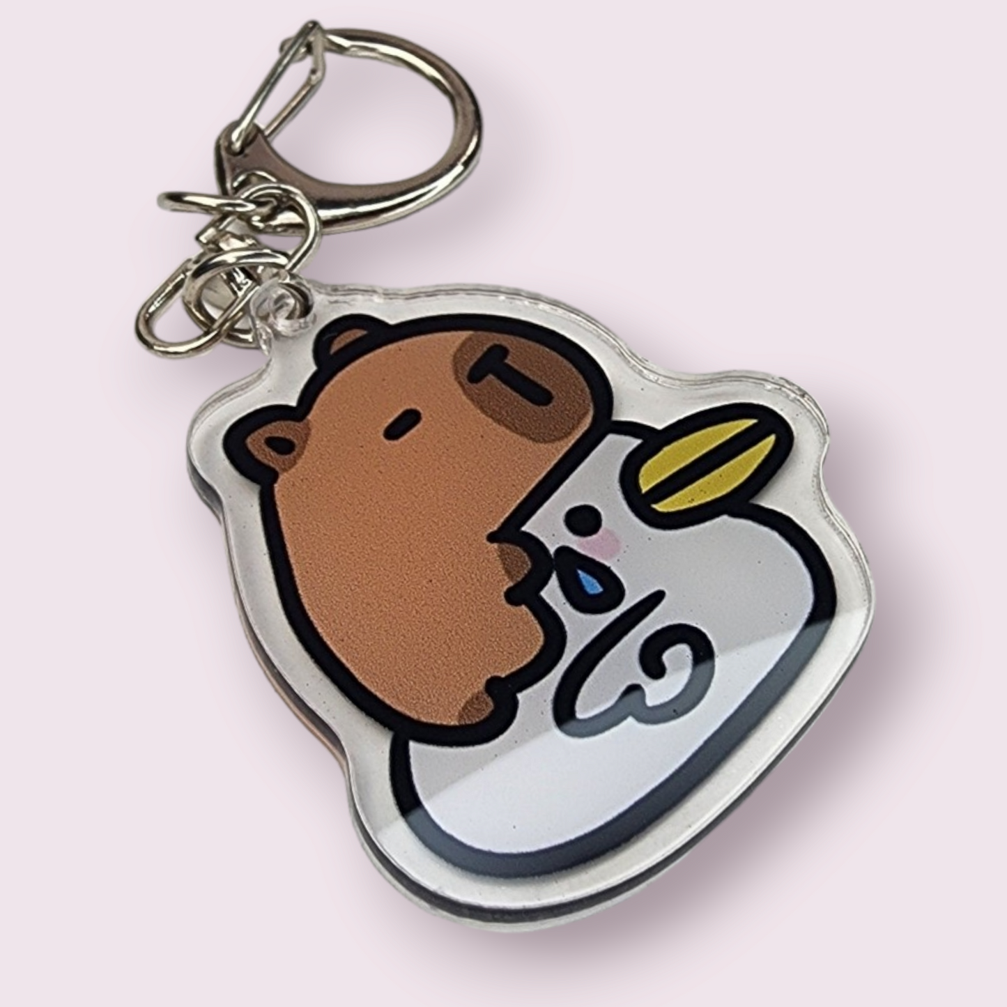 Capybara Duck Acrylic Keychain