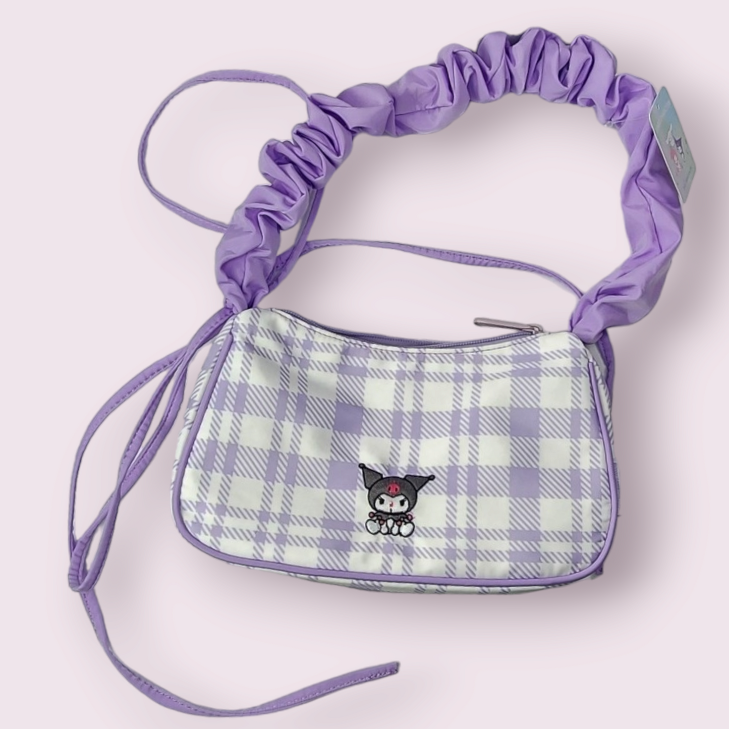 ZGO Tidecolor Kuromi Plaid Purse