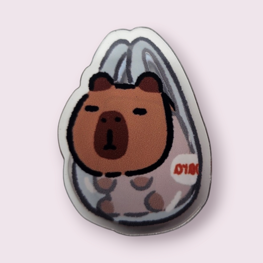 Capybara Plastic Bag-ybara Paper Clip