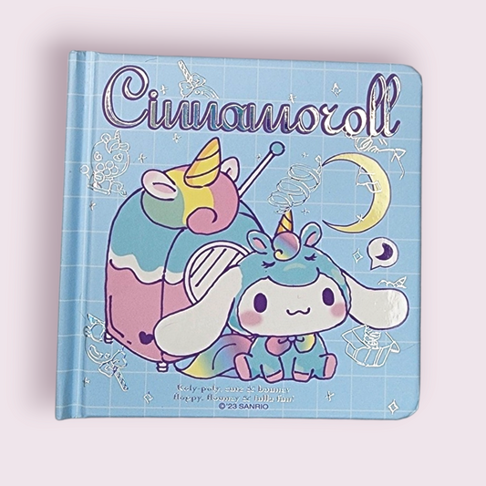 Cinnamoroll Unicorn Hard Cover Square Grid Notebook