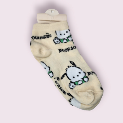 Pochacco Tan Ankle Socks